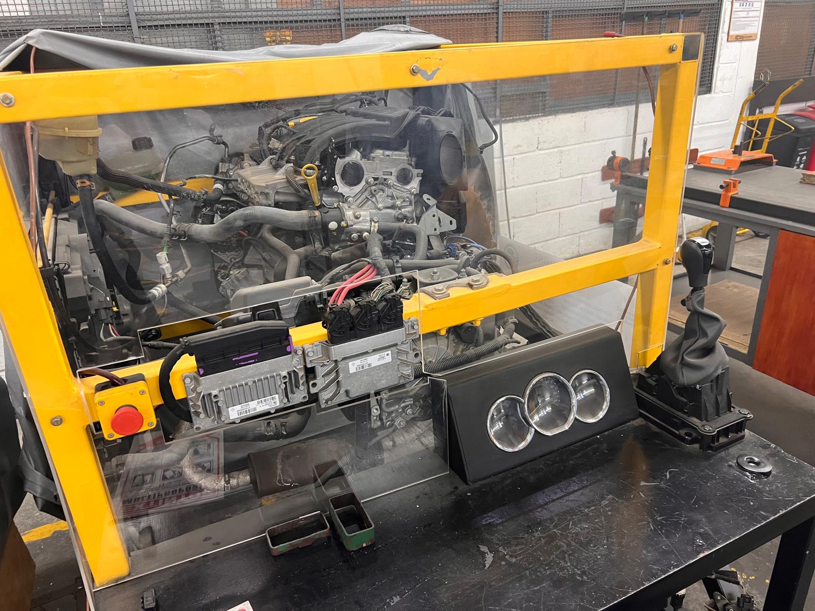 Test combustion engine